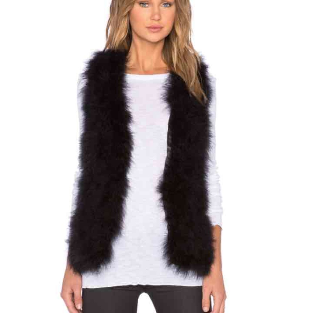 Generation Love feather vest